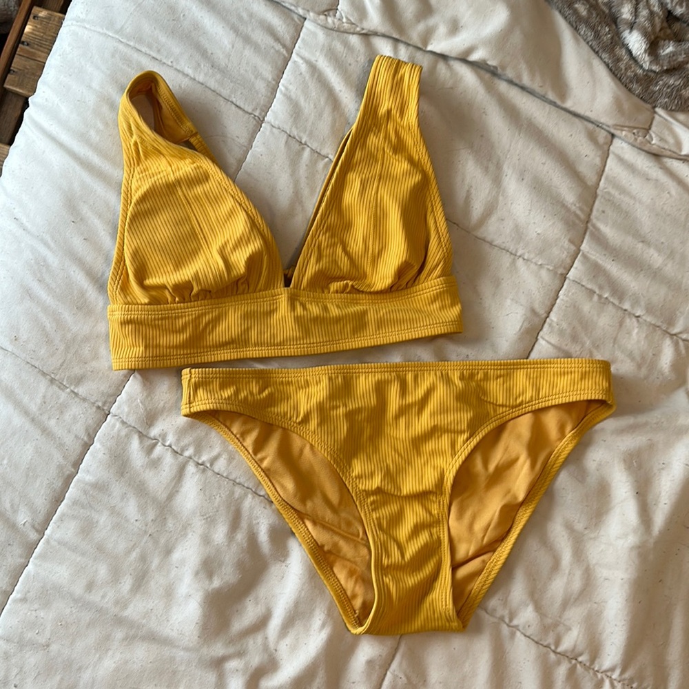 Yellow bikini